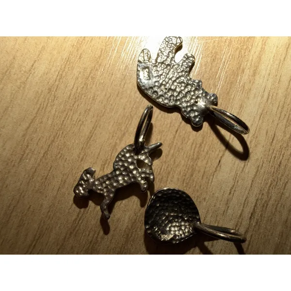 3 Pcs Sterling Silver 925 Bear Shell Unicorn Charm For Bracelet Or Necklace - Image 4