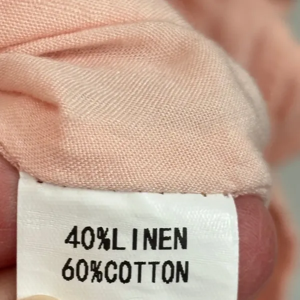 Princess Polly Pink Linen Cotton Blend Short Sleeve Button Front Romper‎ Size 0 - Image 8