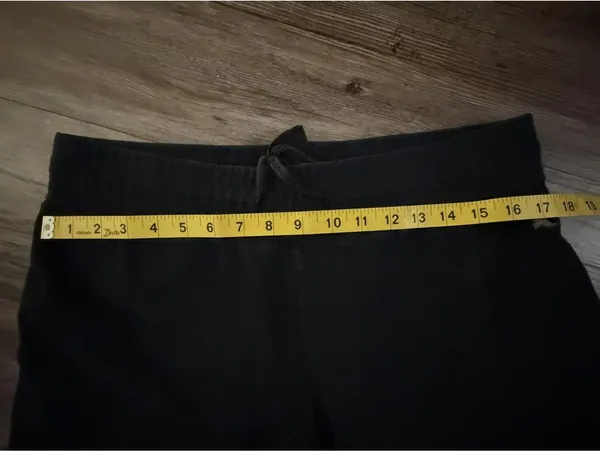 Eddie Bauer Women’s Size M Black Wide Leg Yoga Pants Fleece - Image 5