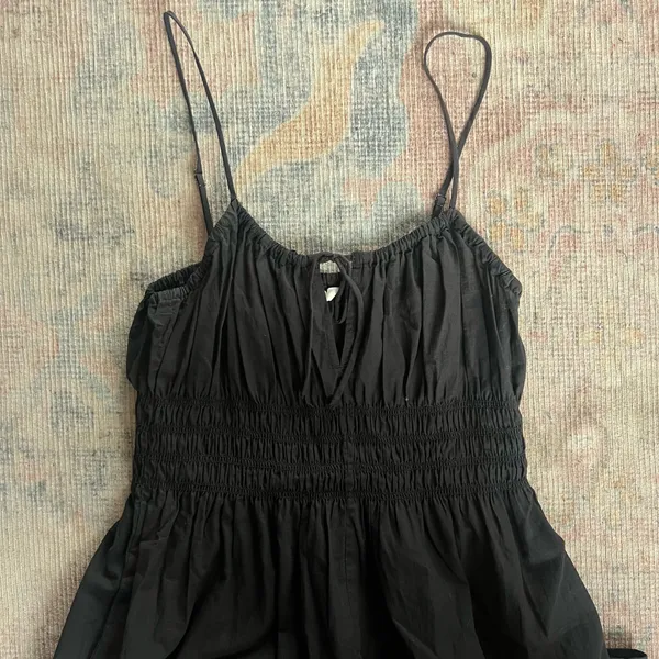 H&M Black Midi Dress - Image 3