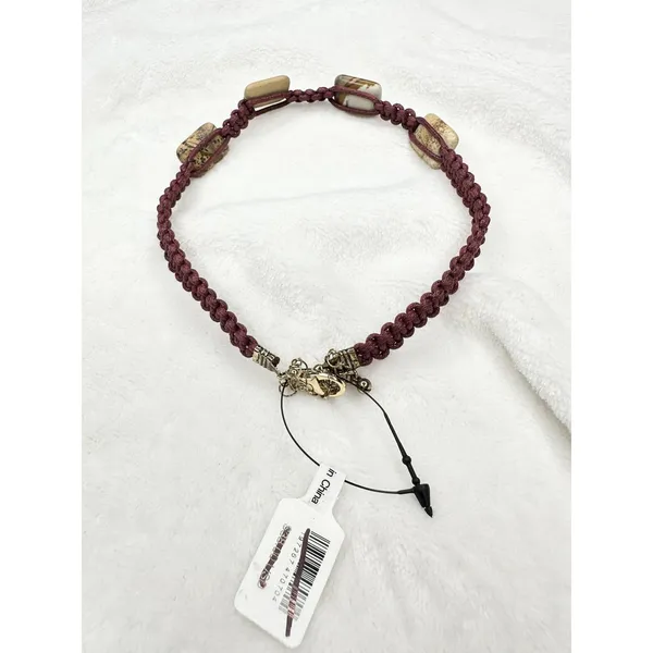 NEW Free People Sweet Carolina Choker Necklace Ivory Neutral Bohemian Macrame - Image 4