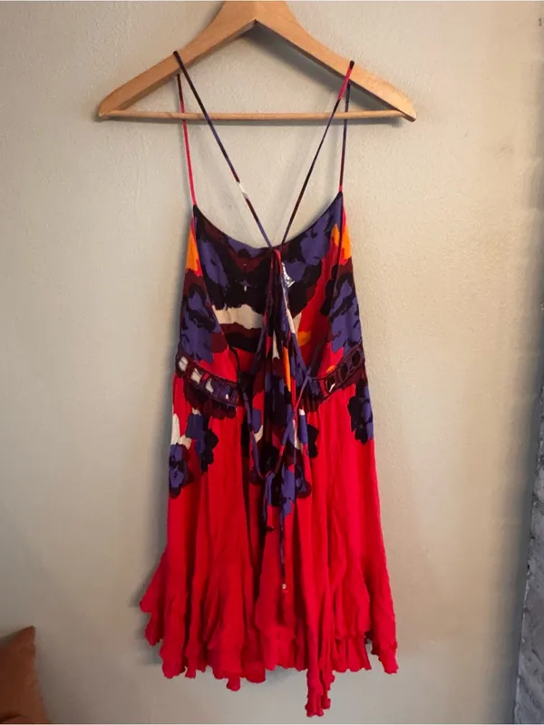 FREE PEOPLE Sweet Lucy Trapeze Mini Dress‎ - Image 4