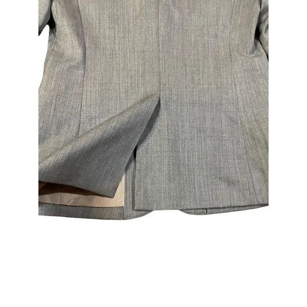 J. Crew Factory Women’s Lightweight Wool Blend Gray Suit Blazer F3731 size 2‎ - Image 9