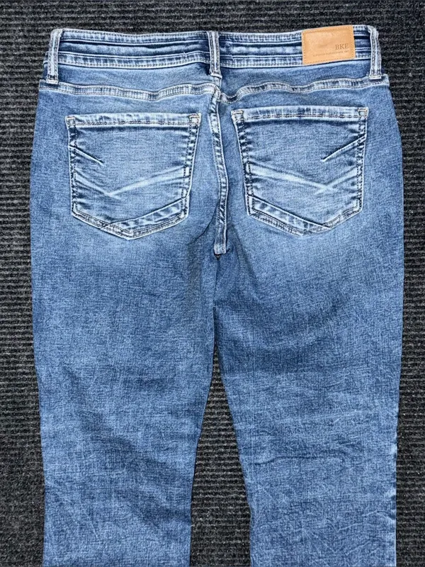 Buckle BKE Stella Slim Fit Low Rise Capri Cropped Stretch Jeans 28x24.5 ABK2817 - Image 5
