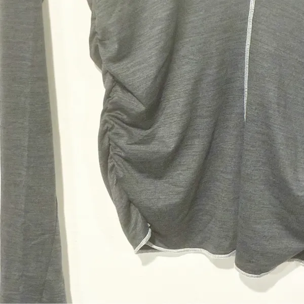 Free People FP Movement Grey Right‎ On Run Long Sleeve Top NEW - Image 4