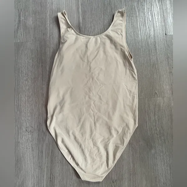Agnes Cream Scoop-neck Bodysuit size S/M - Image 7