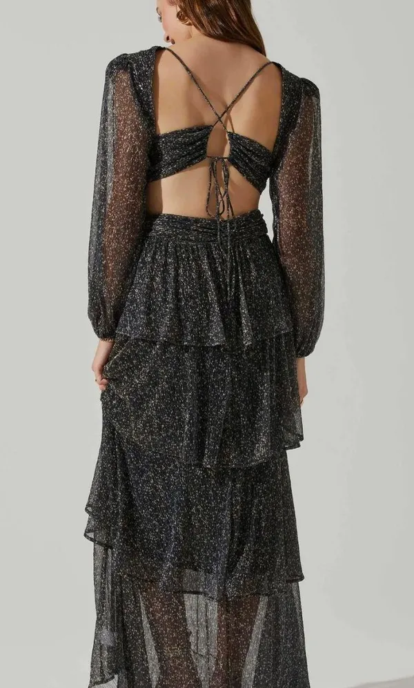 ASTR Black maxi dress - Image 6