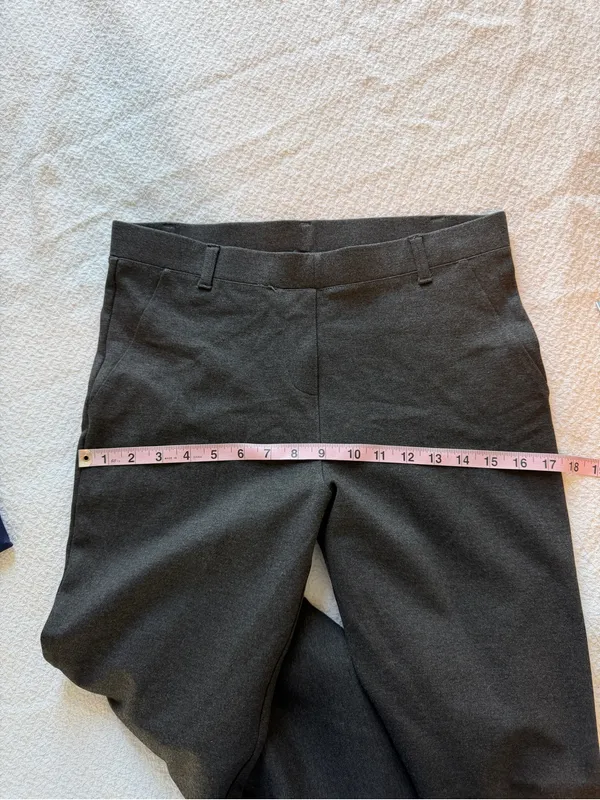 Quince Ultra Stretch Ponte Bootcut Pant Charcoal Grey Medium - Image 5