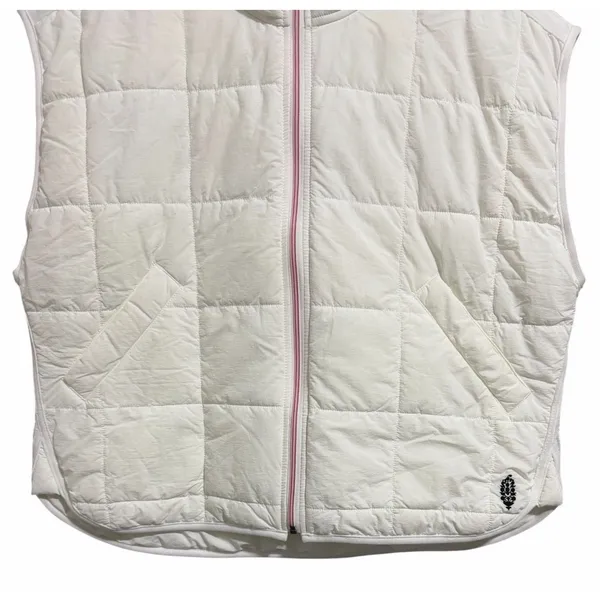 Free People Movement Pippa Packable Puffer Vest White Women's Size Medium - Image 5