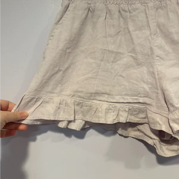 Light‎ purple ruffle aerie shorts - Image 2