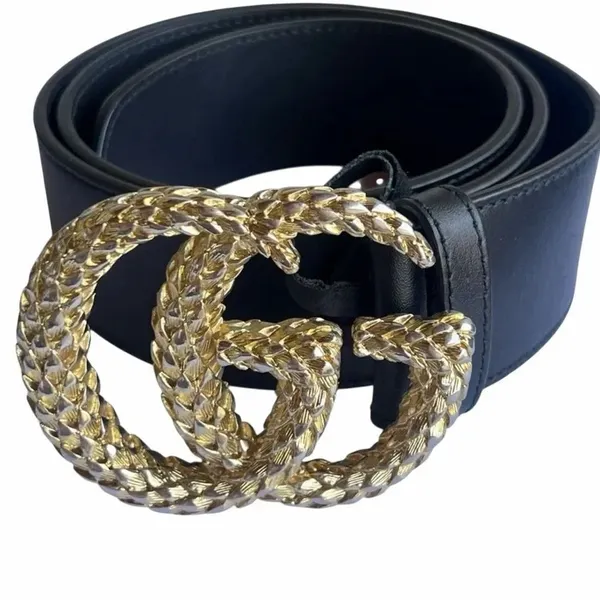 Authentic Gucci Black Leather Belt(Size 75) - Image 5