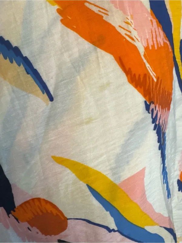 ICONIC Abstract Print‎ Long Sleeve Maxi Dress - Image 4