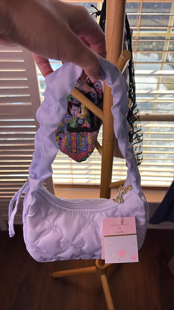Love Shack Fancy shoulder bag lilac - Image 3