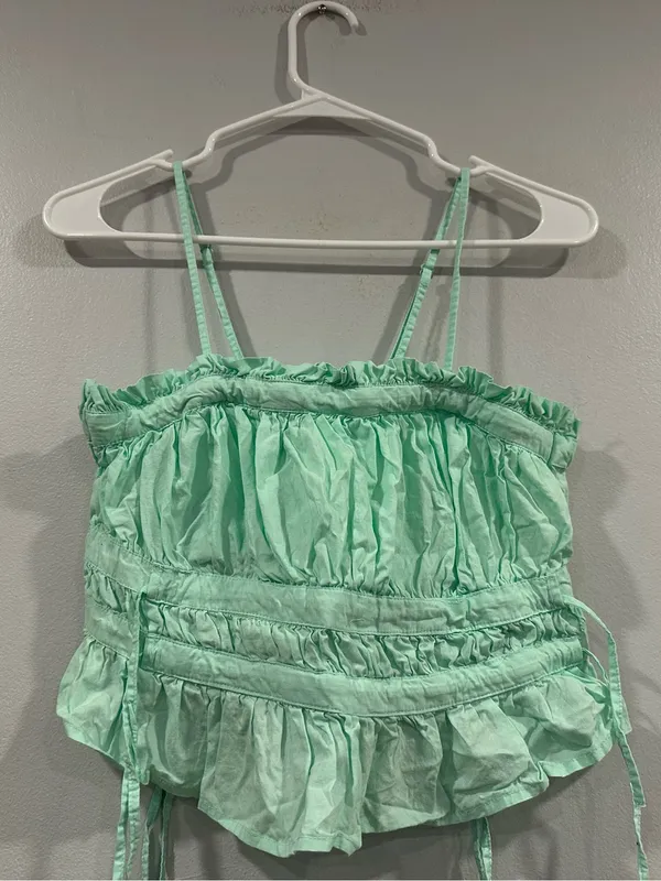 Free People Gabby Tube Top Mint Small S - Image 2