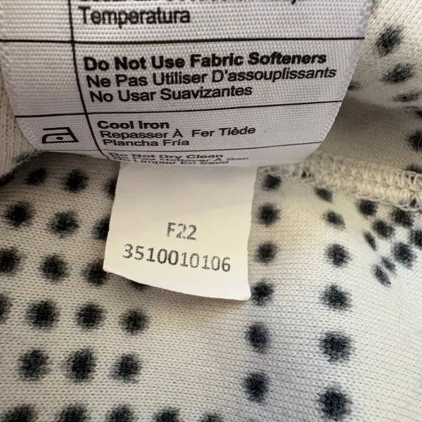 Carhartt Sherpa Fleece Pullover Womens XL‎ White Black Geometric Snap Front - Image 9