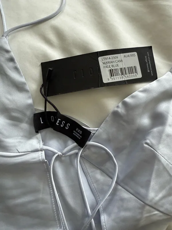 Revolve X Lioness Mariah Cami Top Light Blue - Image 5