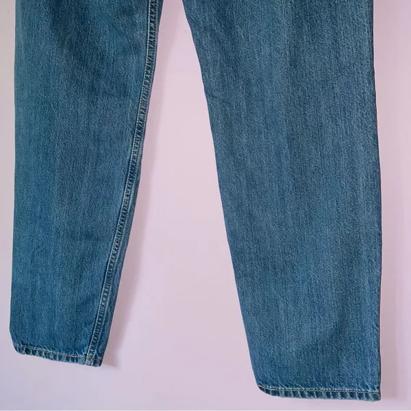 Abercrombie & Fitch Size 0 Boyfriend Straight Jean Distressed Blue Pants - Image 7