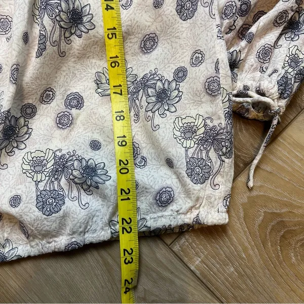 Lucky Brand Floral Peasant Blouse. Size Small. EUC - Image 9