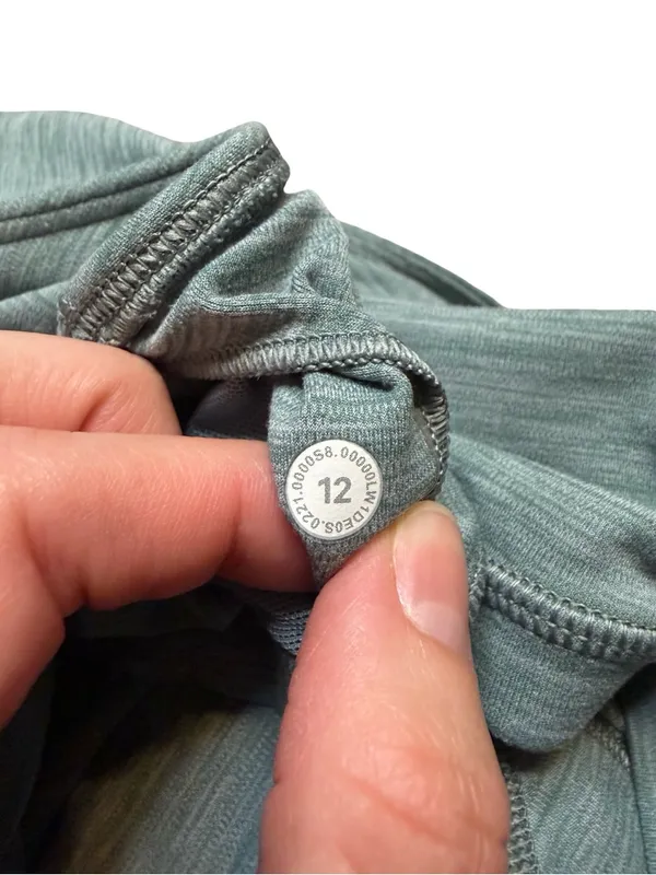 ✨🩶 Lululemon Align Tank Heathered Green Sage‎ Cami Crop Top Size 12 🩶✨ - Image 5