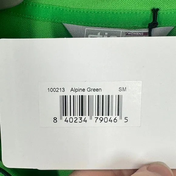 Stio Women's Gannett Peak Half Zip Pullover Fleece‎ Bright Green Size S Ski Gear - Image 11