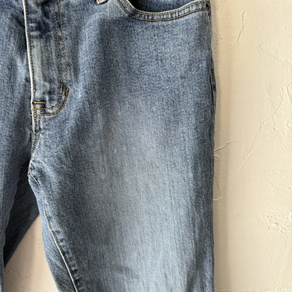 GAP Jeans Womens 6 Blue Low‎ Rise Flare Stretch Denim Classic Y2K 2000s Pants - Image 4