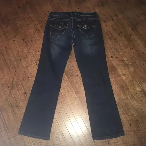 Stetson western cowboycore 8 dark wash No 816 crop jeans - Image 3