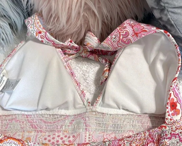 Liz Claiborne Pink Paisley Tankini - Image 7