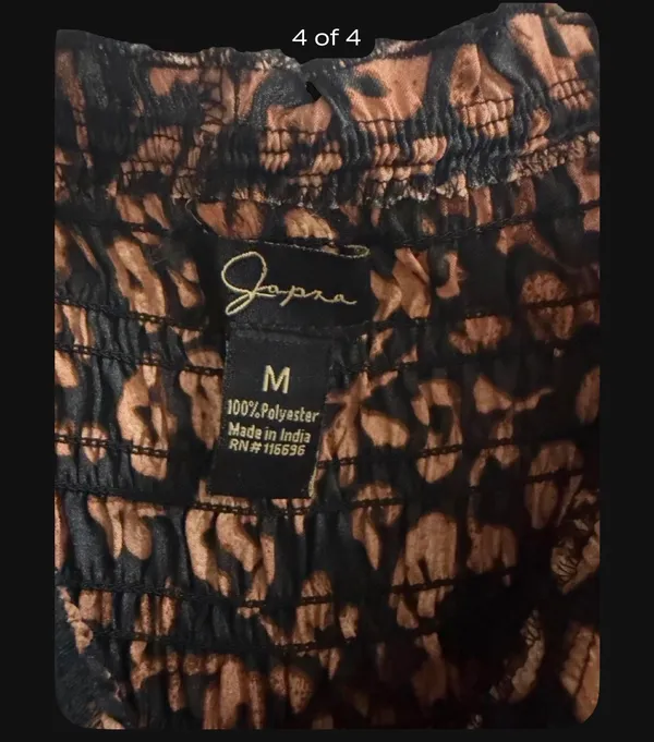 Cheetah print crop blouse silky - Image 4