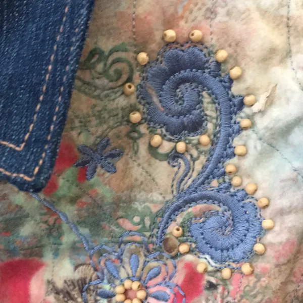 FINAL MARKDOWN Ladies’ Graff Wear Petite Beaded & Embroidered Vest (PXS) - Image 8