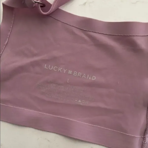 Lucky Brand Seamless lavender Bralette. Seamless. Size large. - Image 4