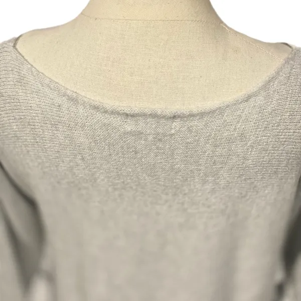 Old Navy Lightweight Grey Boat Neck Sweater - Image 3
