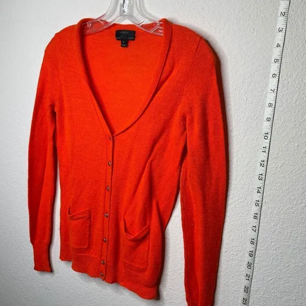 J. Crew Italian Spun Alpaca Blend‎ Cardigan Sweater - Image 4