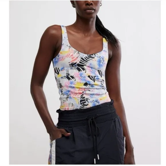 FP‎ Movement by Free People Multicolor Floral Tank Top - Image 3