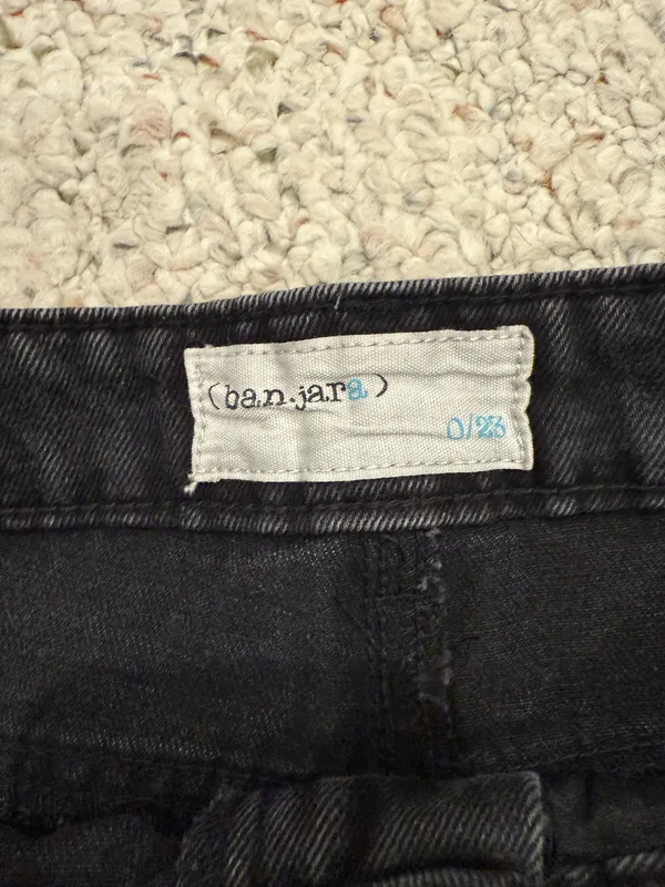 Ban Jara Black Denim Shorts - Image 3