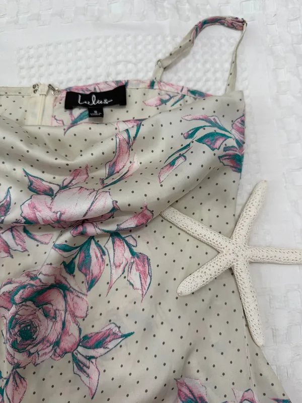 Lulus Mini Dress Floral Small - Image 4