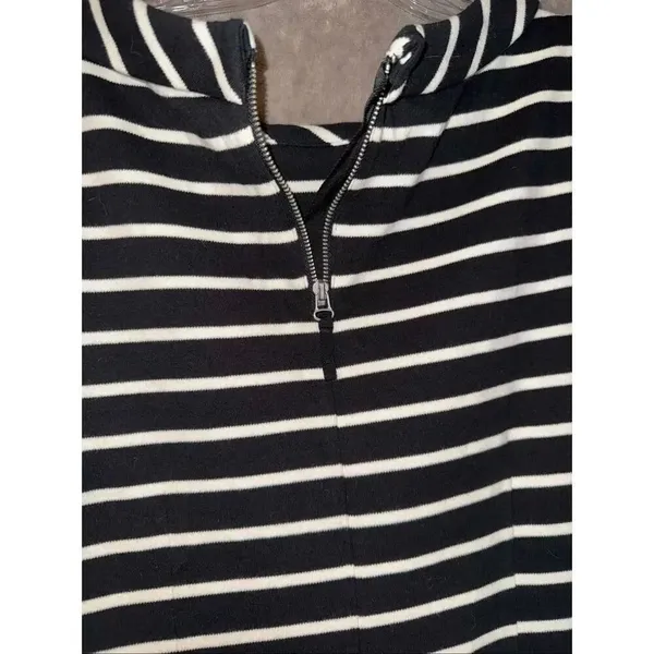 Talbots Striped Knee Length Sleeveless 100% Cotton Dress MEDIUM #757 - Image 6