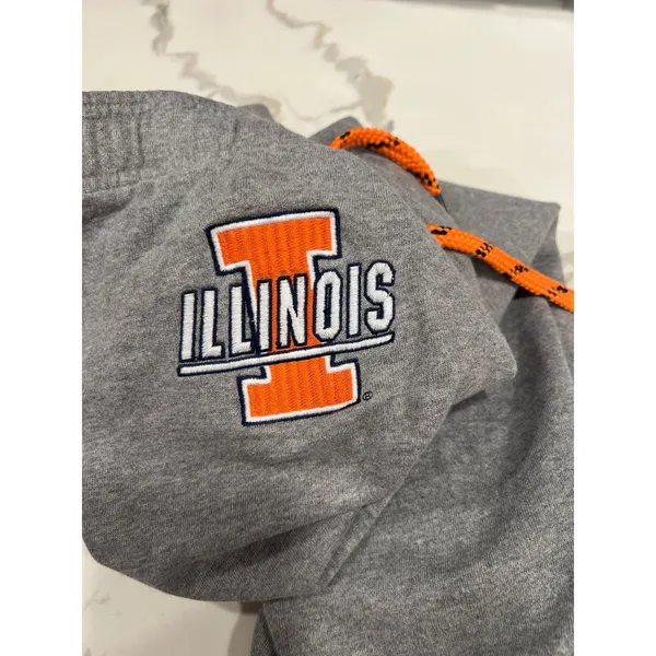 E5‎ college classic Sweatpants university Illinois women's medium Size 8 - Image 5