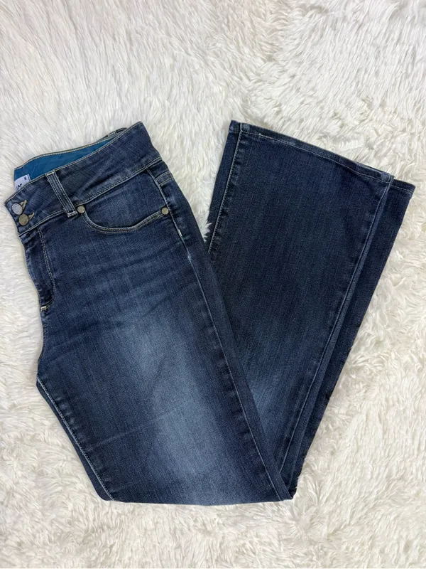PAIGE Hidden Hills Jeans Women’s Size 29 Dark Wash Bootcut Mid Rise - Image 6