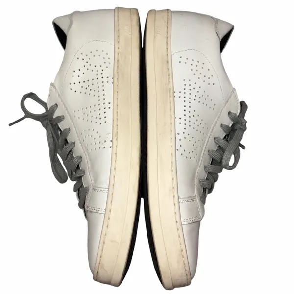 P448 John Distressed Leather Low Top Lace Up Sneakers Shoes 38 - Image 7