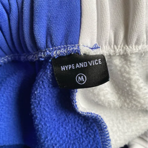 Hype and Vice Pitt Color Block Thick Sweatpants Joggers M - Image 3