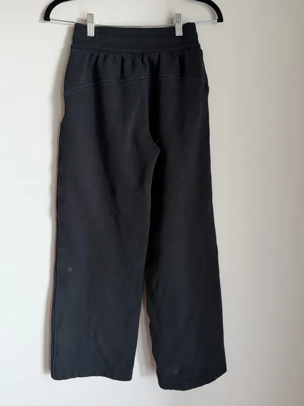 Lululemon Scuba Mid-Rise Wide-Leg Pant *Regular Black Size XXXS - Image 3