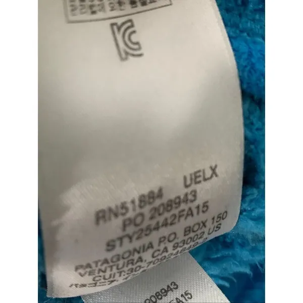 Patagonia Retool Snap T Fleece sweatshirt pullover blue women's size small 25442 - Image 4
