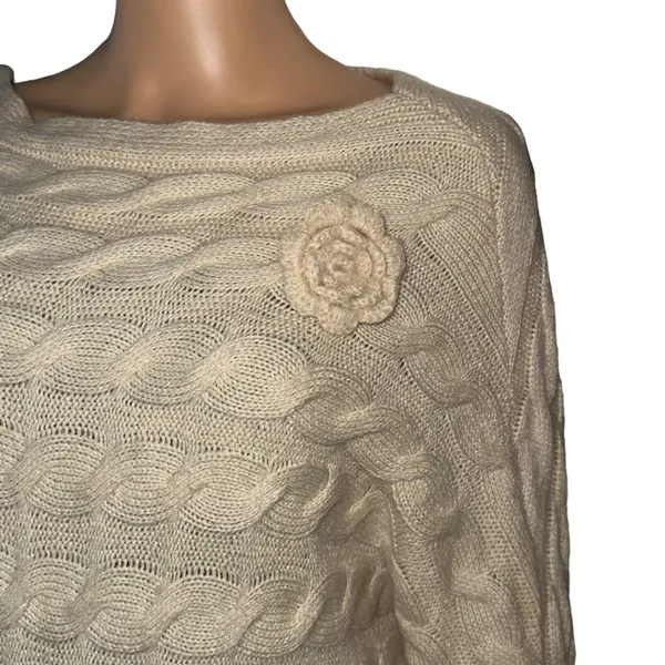 Military Hippie Bat Wing Sleeve Sweater - Image 4