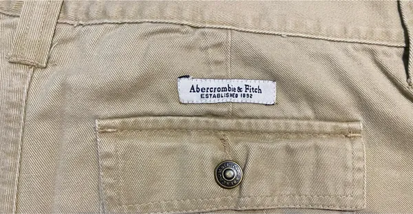 Abercrombie & Fitch Low Rise Khaki Shorts - Image 4