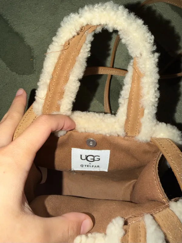 UGG x Telfar Shearling-Trim Mini Crossbody Bag - Image 2