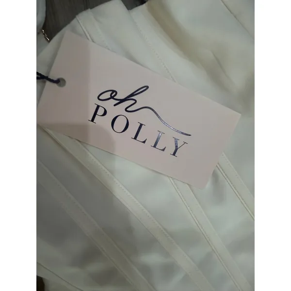 NWT Oh Polly Valentina Ivory Corset‎ Fishtail Midaxi Dress Size US 2 - Image 8