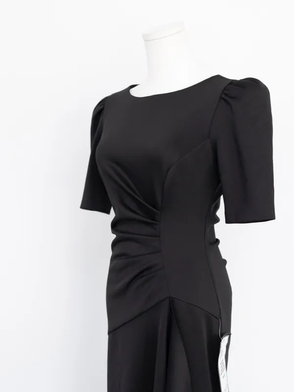 Xscape - ruffle puff-sleeve evening gown - Image 10