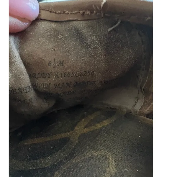 Sam Edelman Pointed Toe Ballet Flats‎ Leather Bow Accent Brown Shoes 6.5 - Image 8