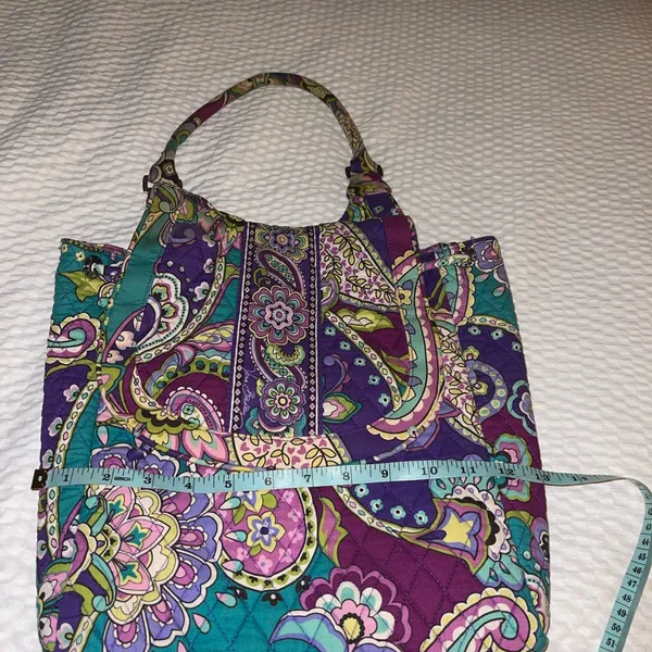 Vera Bradley Vibrant Paisley Tote Bag - Image 3