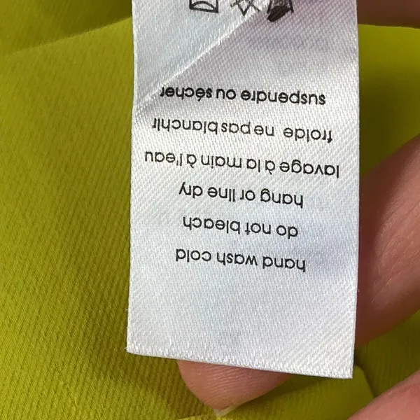 Naked Wardrobe Women's Lime Green Longline Blazer Size XS - Image 9